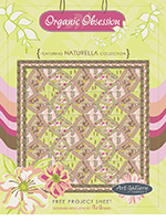 Organic Obsession Quilt Project by Pat Bravo